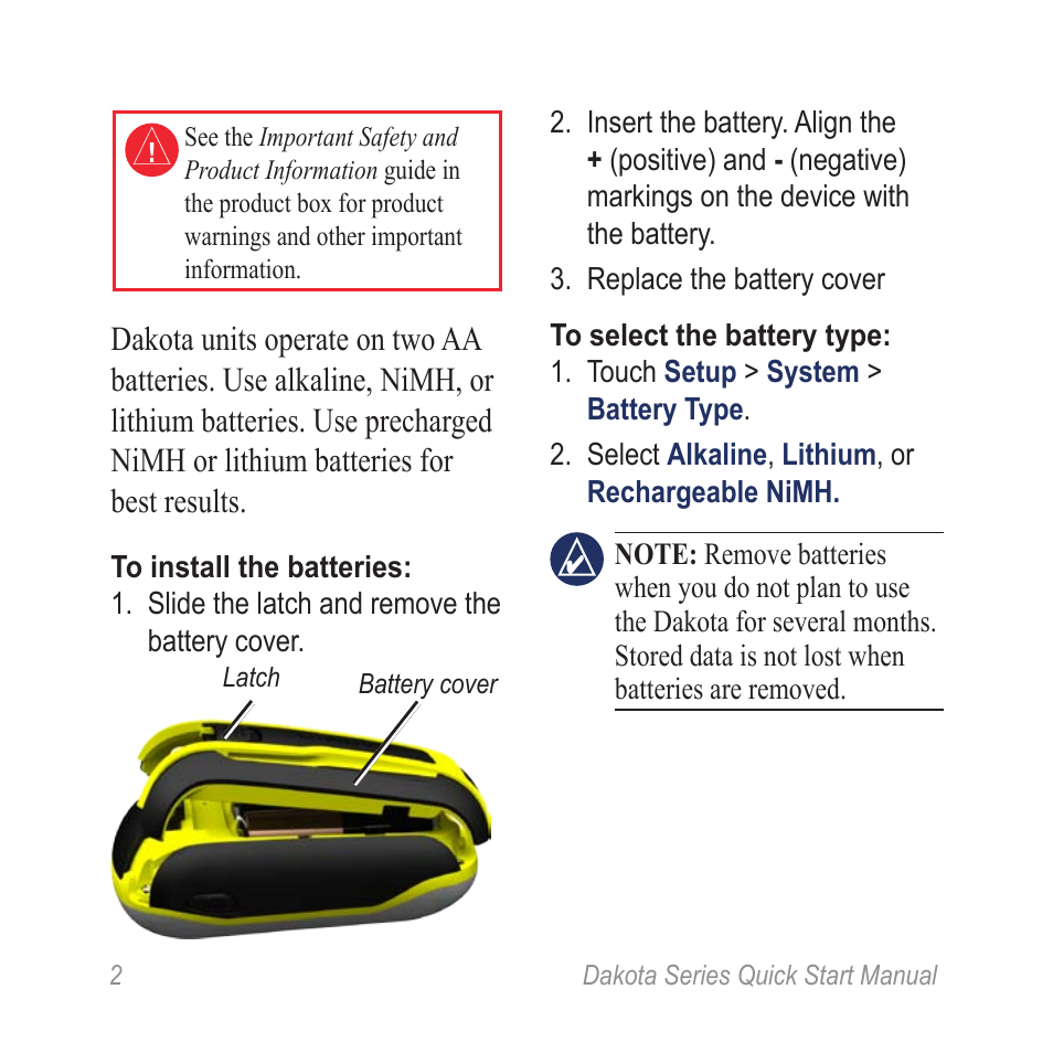 Graco DAKOTA 10 User Manual | Page 2 / 8
