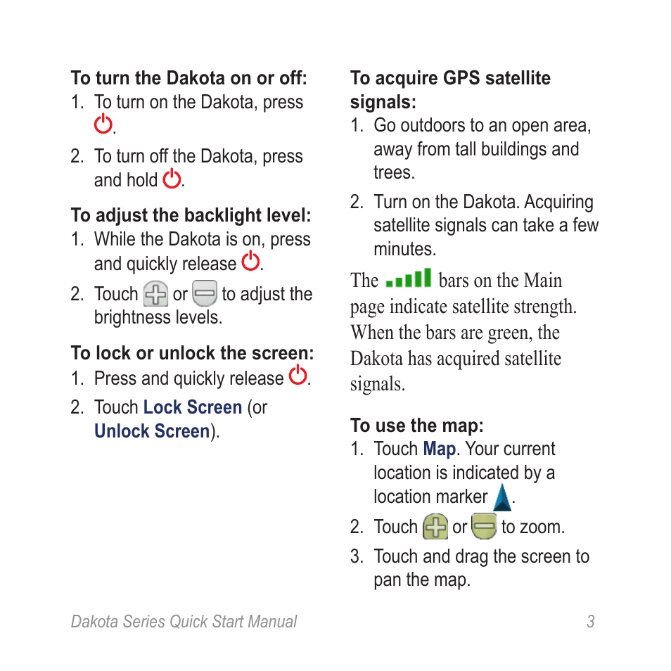 Graco DAKOTA 10 User Manual | Page 3 / 8