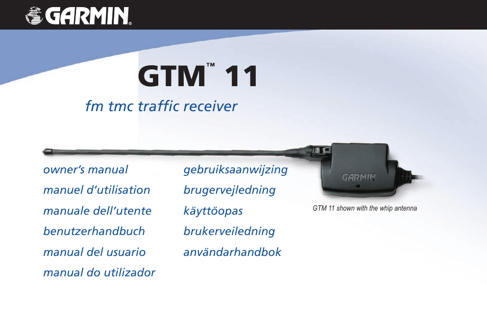 Garmin GTM 11 User Manual | 68 pages