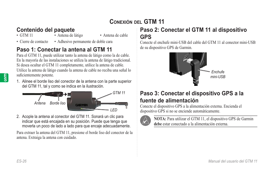 Garmin GTM 11 User Manual | Page 28 / 68