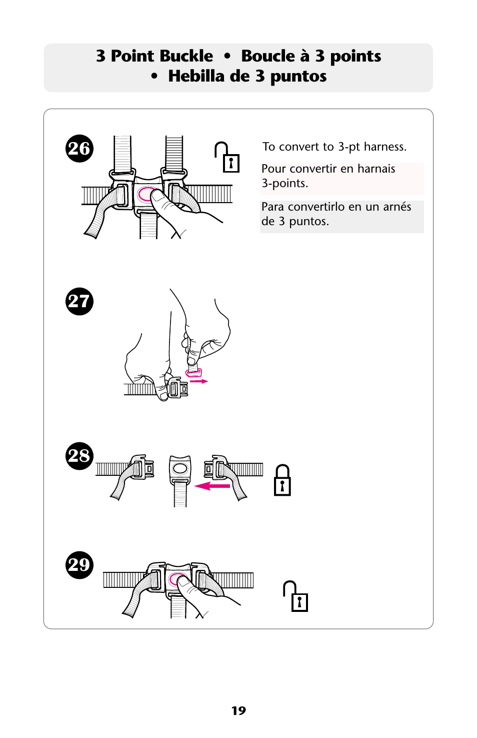 Graco HARMONY High Chair User Manual | Page 19 / 32