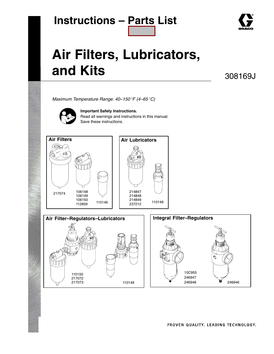 Graco 308169J User Manual | 16 pages