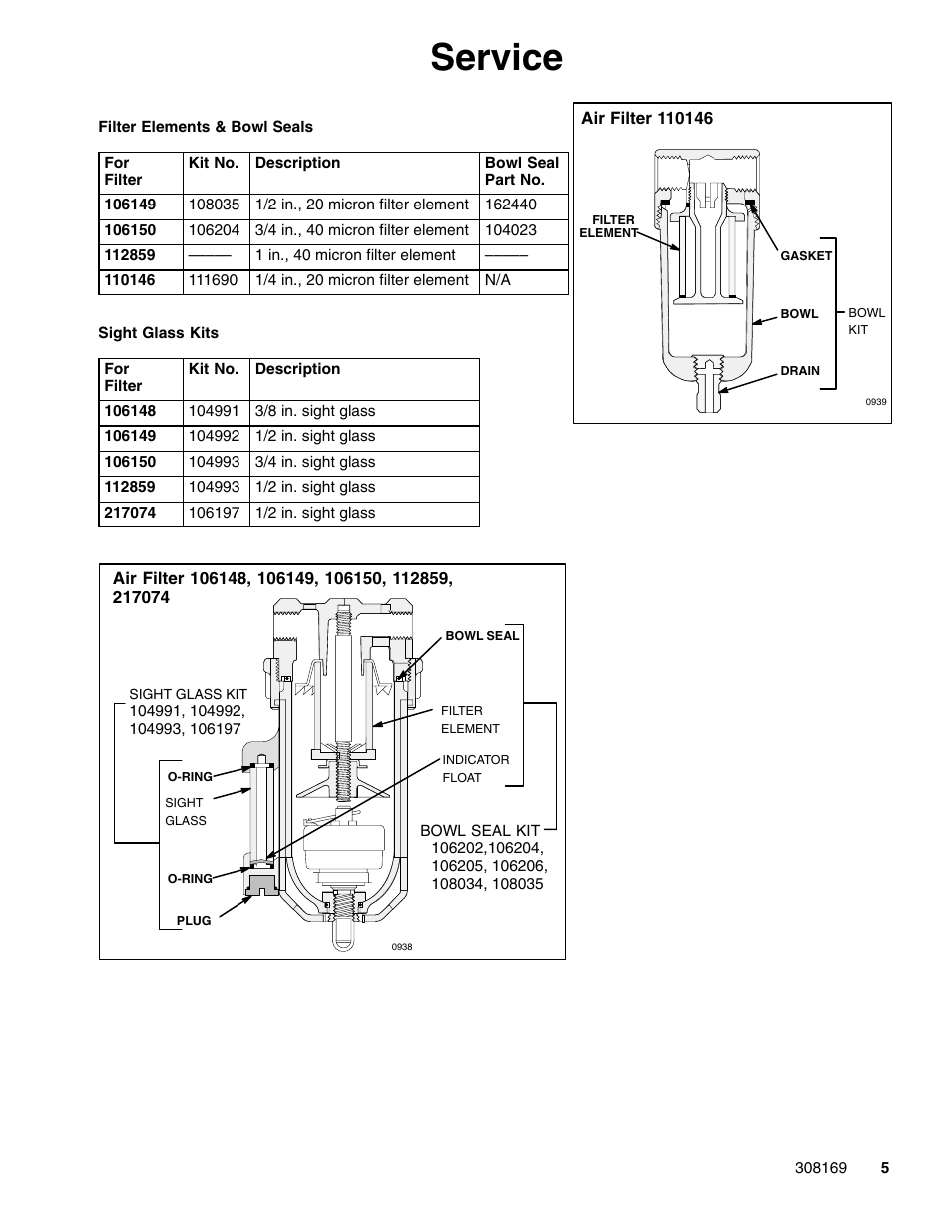 Service | Graco 308169J User Manual | Page 5 / 16