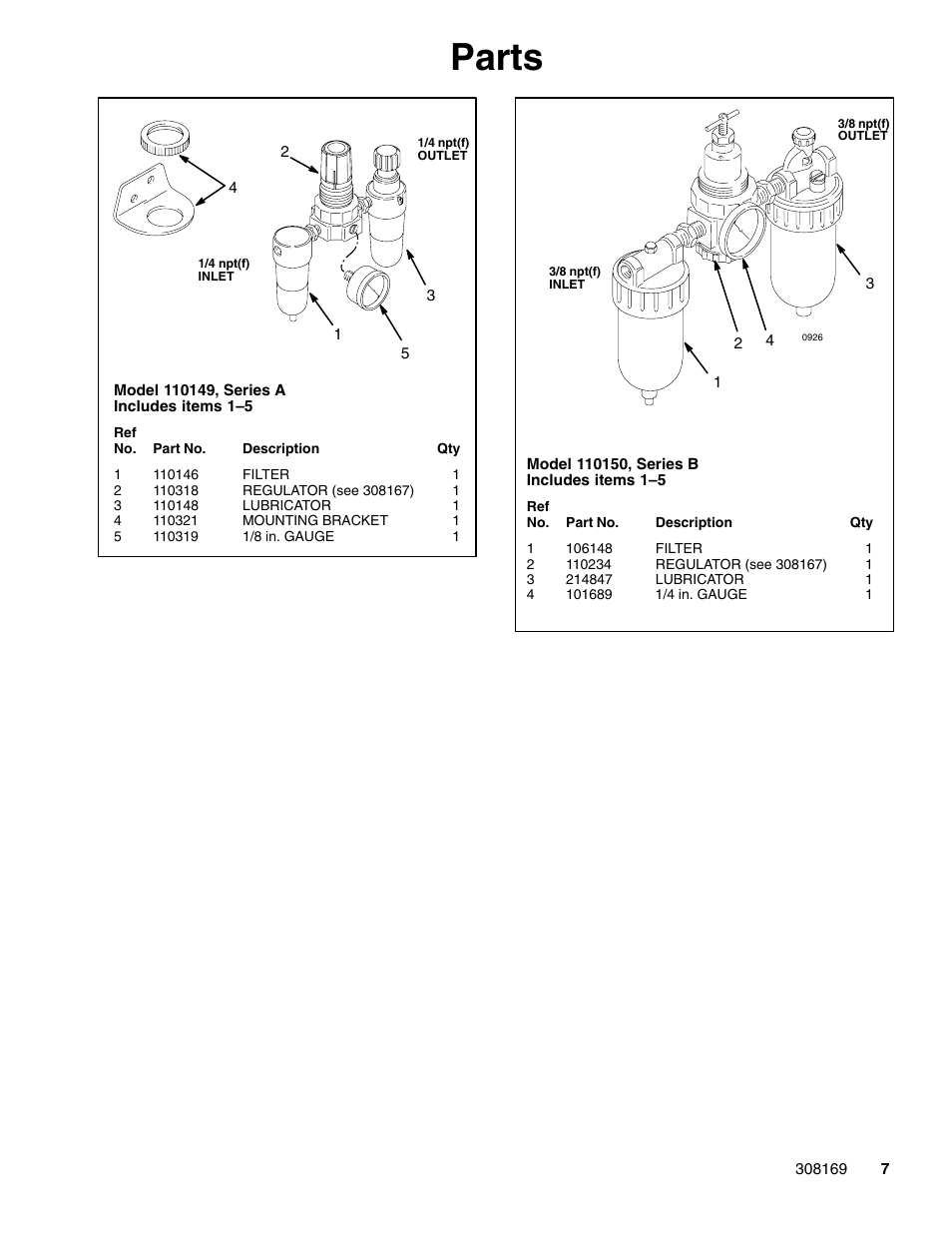 Parts | Graco 308169J User Manual | Page 7 / 16