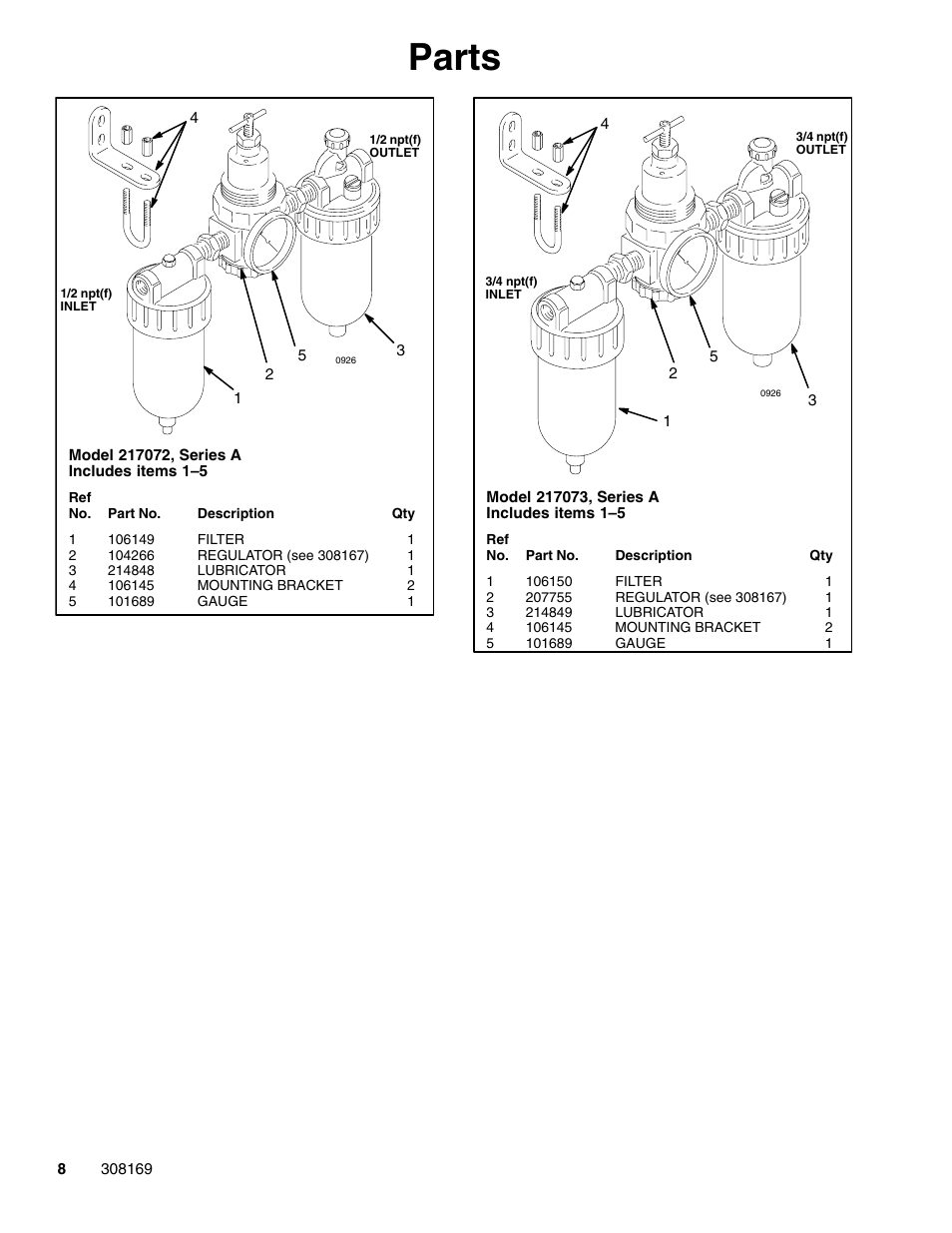 Parts | Graco 308169J User Manual | Page 8 / 16