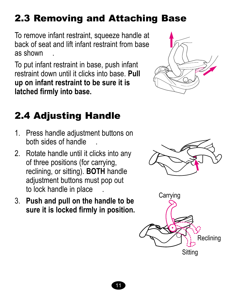 Graco Baby Carrier User Manual | Page 11 / 82