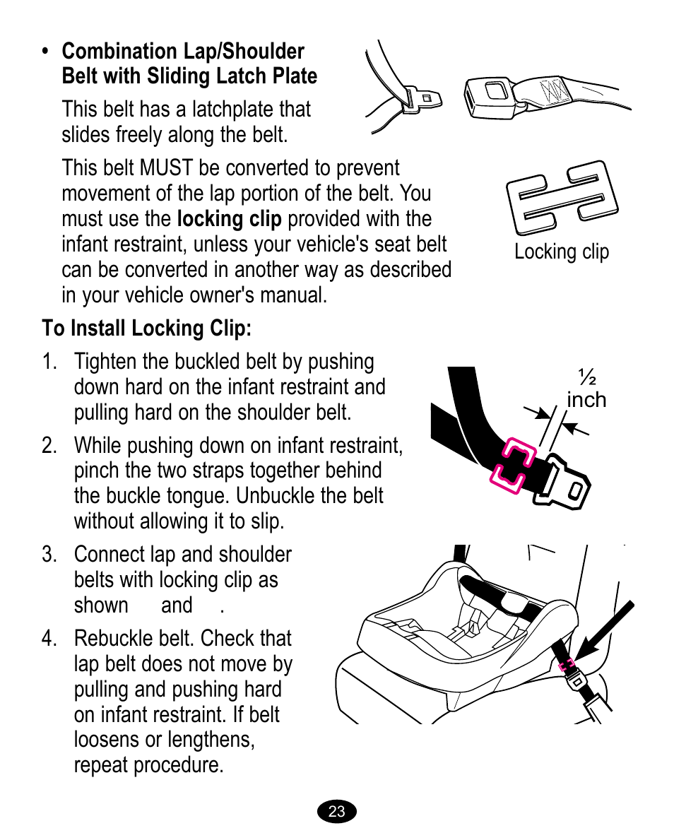 Graco Baby Carrier User Manual | Page 23 / 82