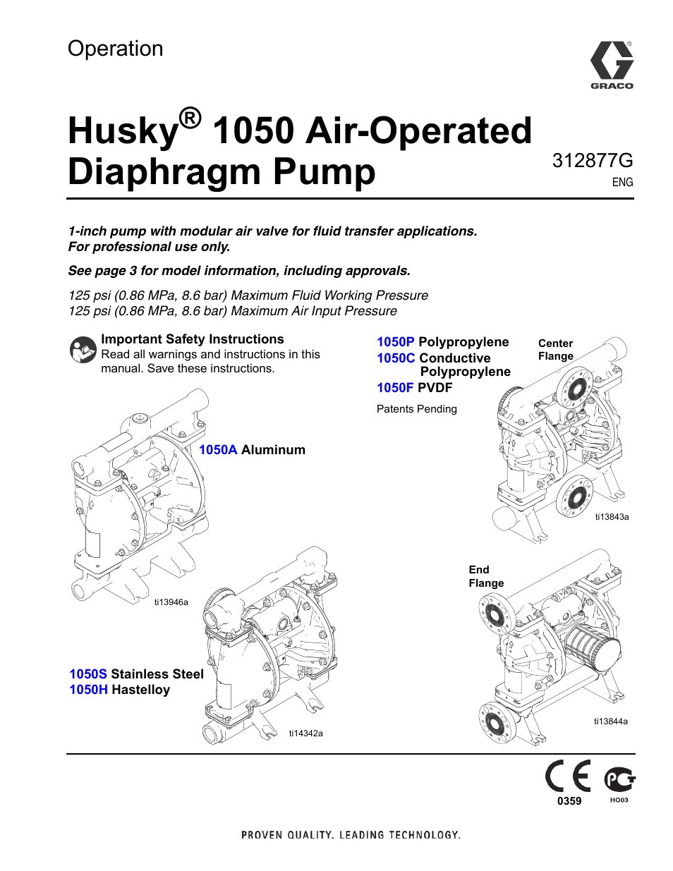 Graco HUSKY 312877C User Manual | 24 pages