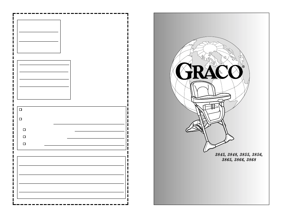 Graco 3868 User Manual | 28 pages