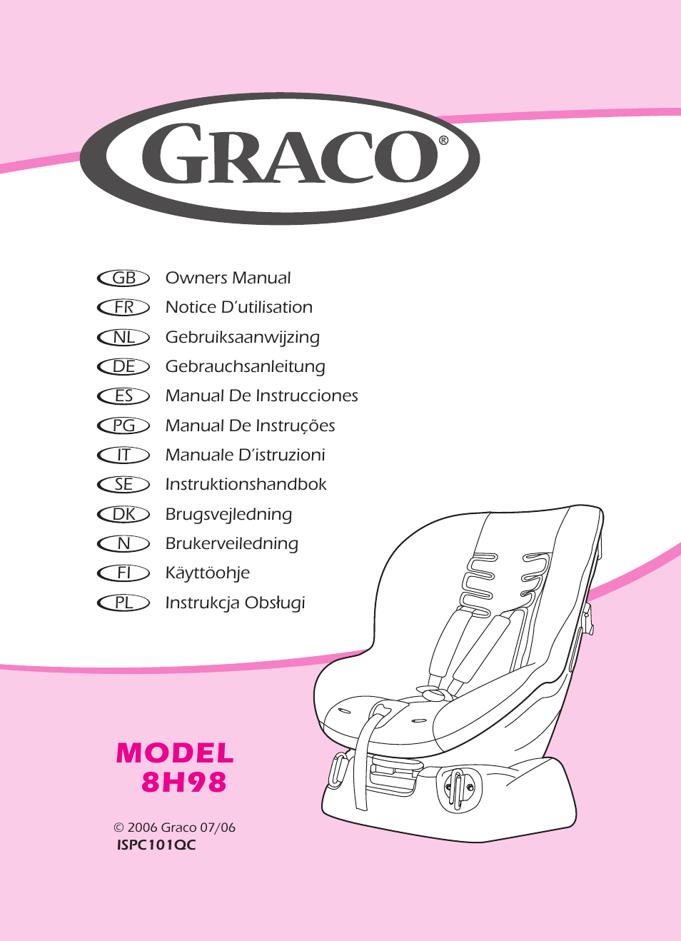 Graco 8H98 User Manual | 140 pages