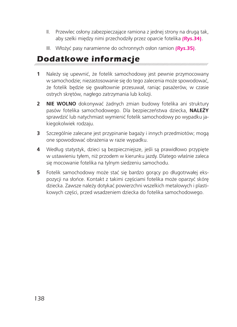 Dodatkowe informacje | Graco 8H98 User Manual | Page 138 / 140