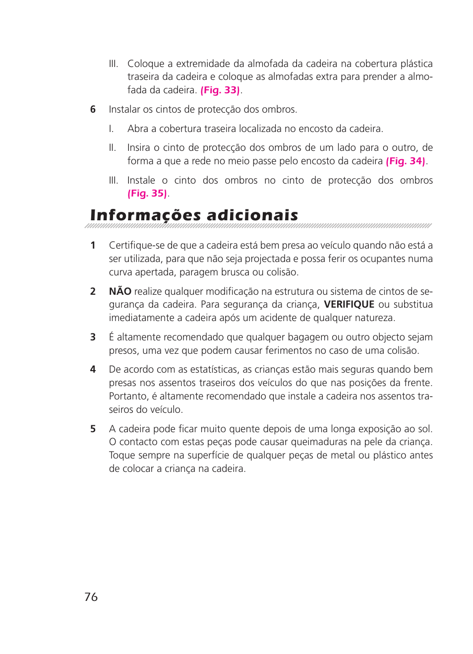 Informações adicionais | Graco 8H98 User Manual | Page 76 / 140