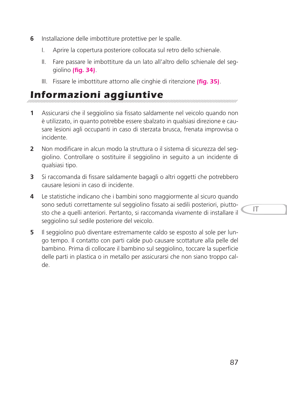 Informazioni aggiuntive | Graco 8H98 User Manual | Page 87 / 140