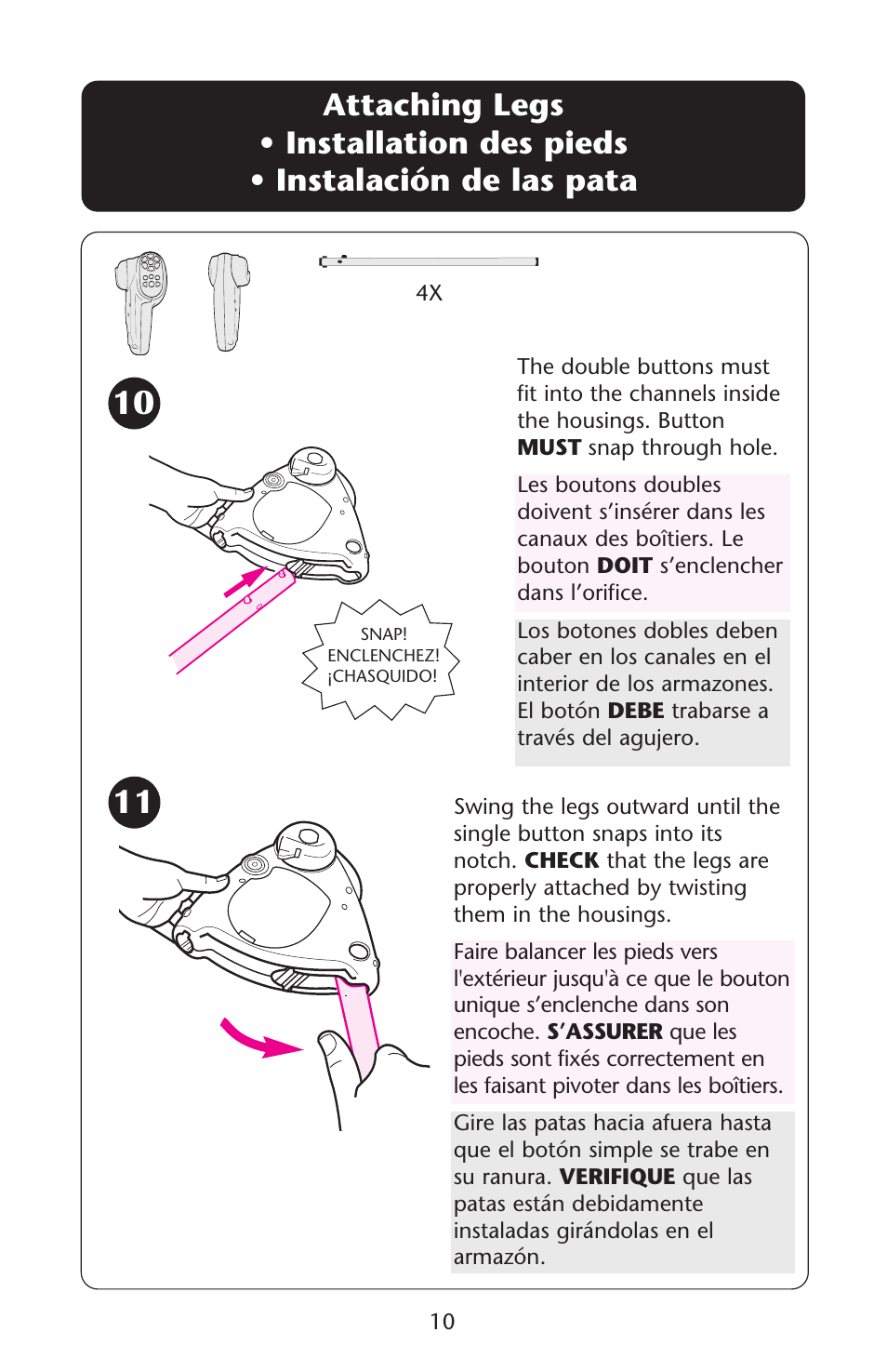 Graco ISPS041AA User Manual | Page 10 / 40