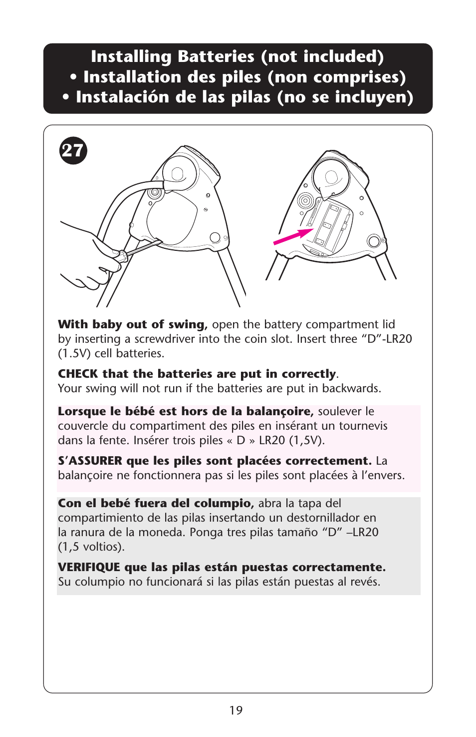 Graco ISPS041AA User Manual | Page 19 / 40