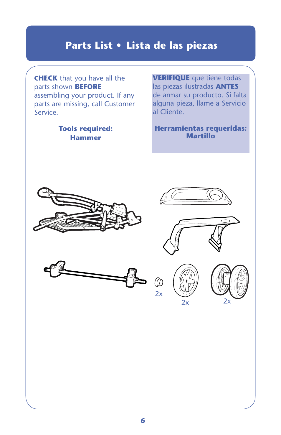 Parts list • lista de las piezas | Graco 32 User Manual | Page 6 / 100