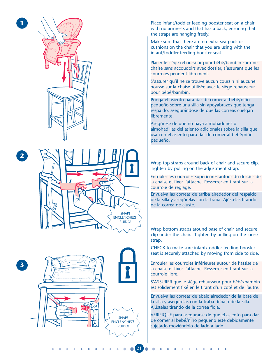 Graco DuoDiner 1762131 User Manual | Page 21 / 24