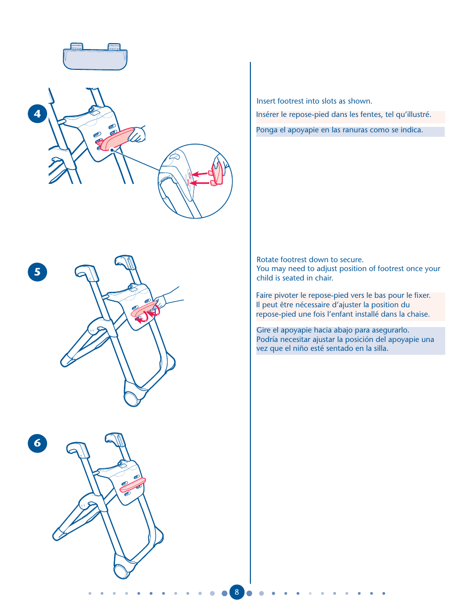 Graco DuoDiner 1762131 User Manual | Page 8 / 24