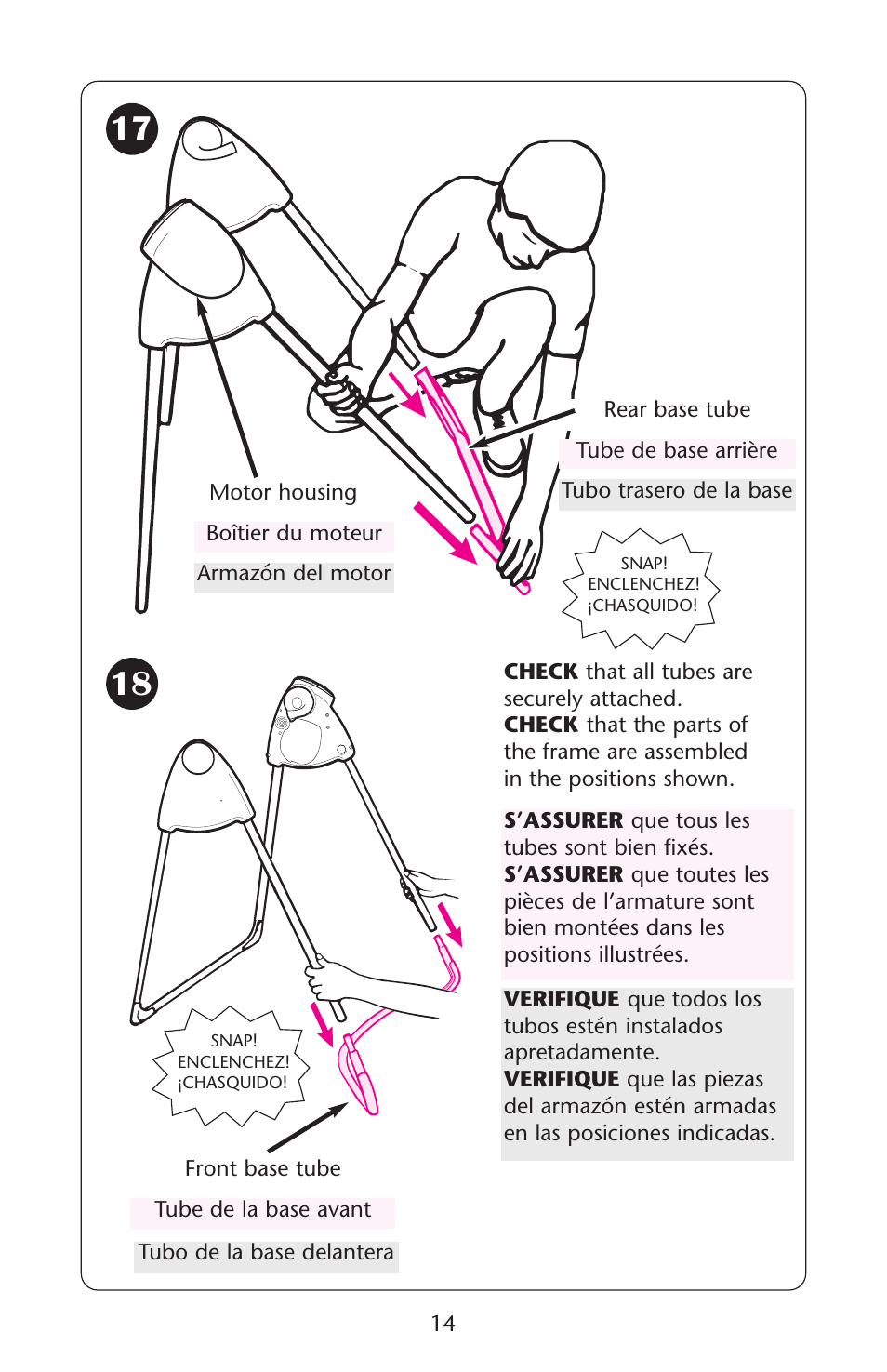 Graco Baby Einstein ISPS037AB 11/05 User Manual | Page 14 / 44
