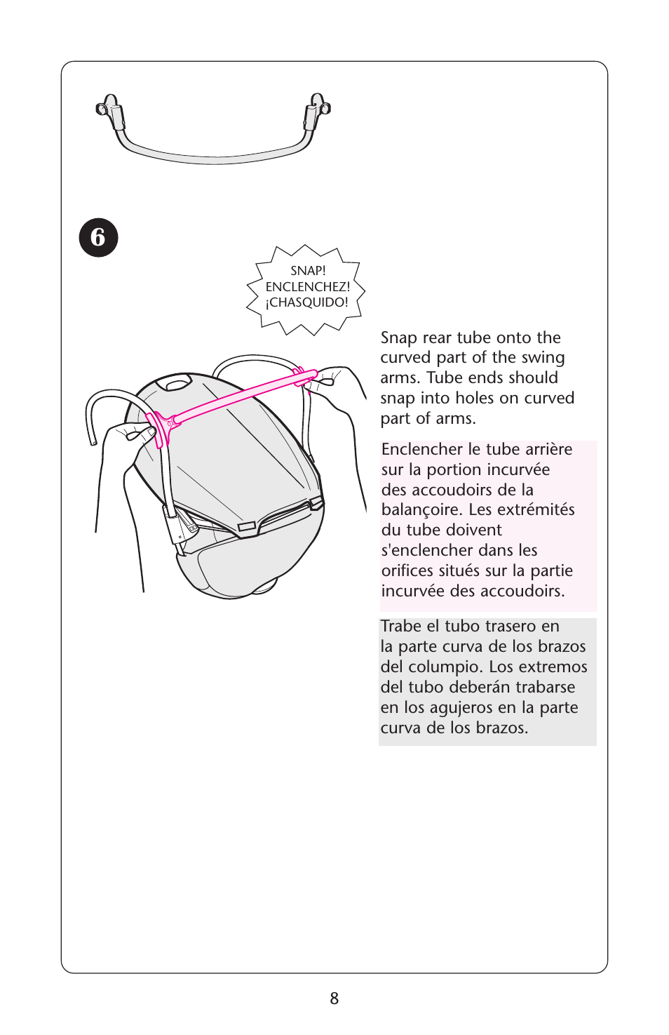 Graco Baby Einstein ISPS037AB 11/05 User Manual | Page 8 / 44