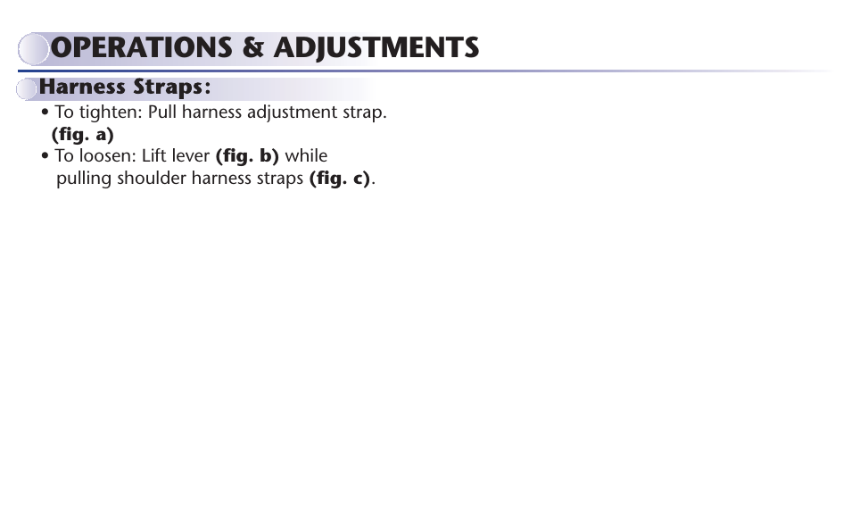 Operations & adjustments | Graco MY RIDE 65 User Manual | Page 28 / 104