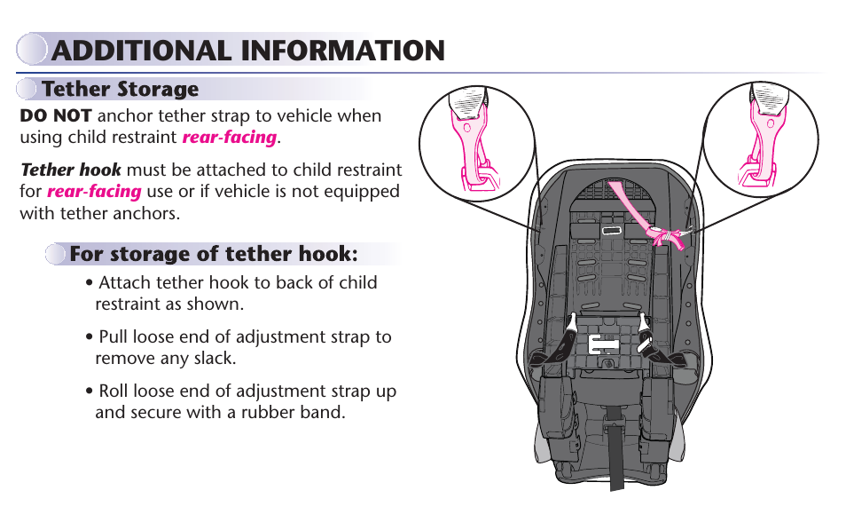 Additional information | Graco MY RIDE 65 User Manual | Page 47 / 104