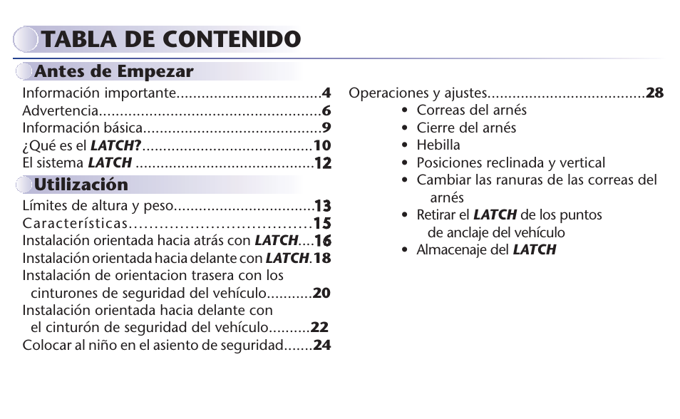 Graco MY RIDE 65 User Manual | Page 54 / 104