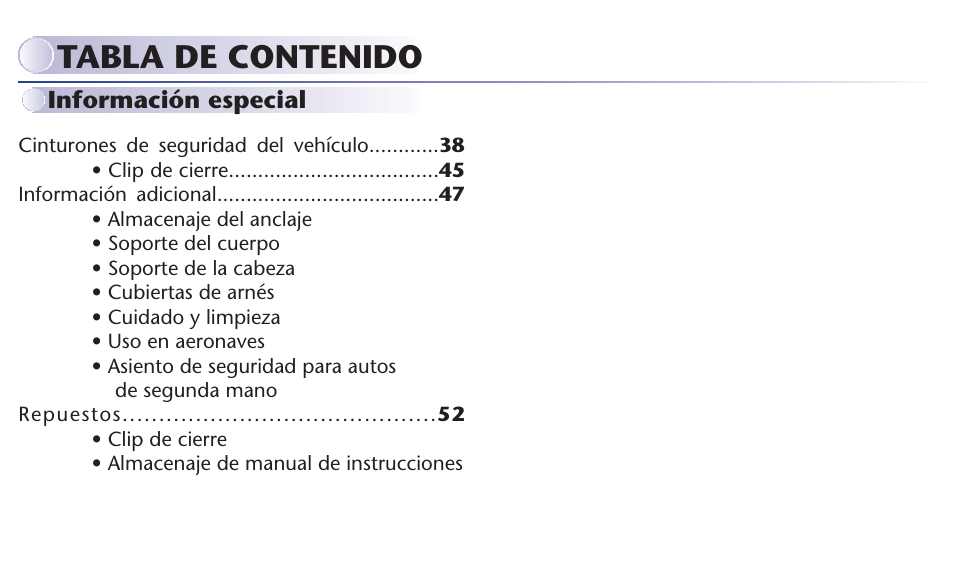 Graco MY RIDE 65 User Manual | Page 55 / 104