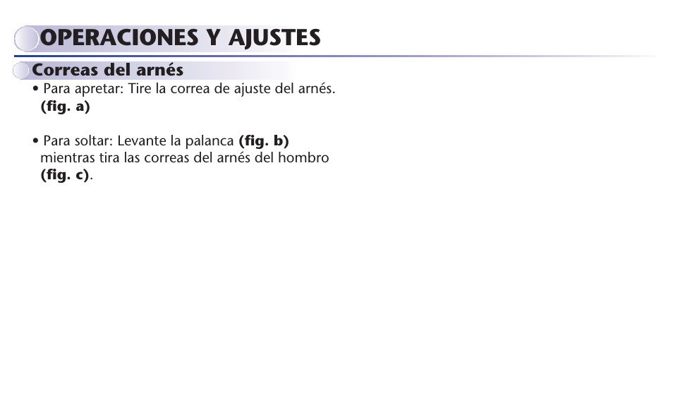 Operaciones y ajustes | Graco MY RIDE 65 User Manual | Page 80 / 104