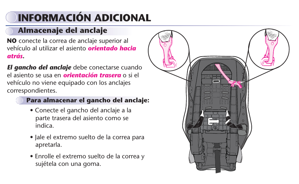 Información adicional | Graco MY RIDE 65 User Manual | Page 99 / 104