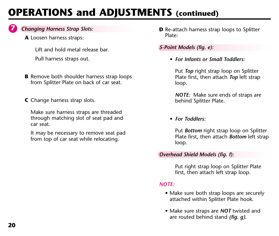 Operations and adjustments, Continued) | Graco ISPC001BA User Manual | Page 22 / 80