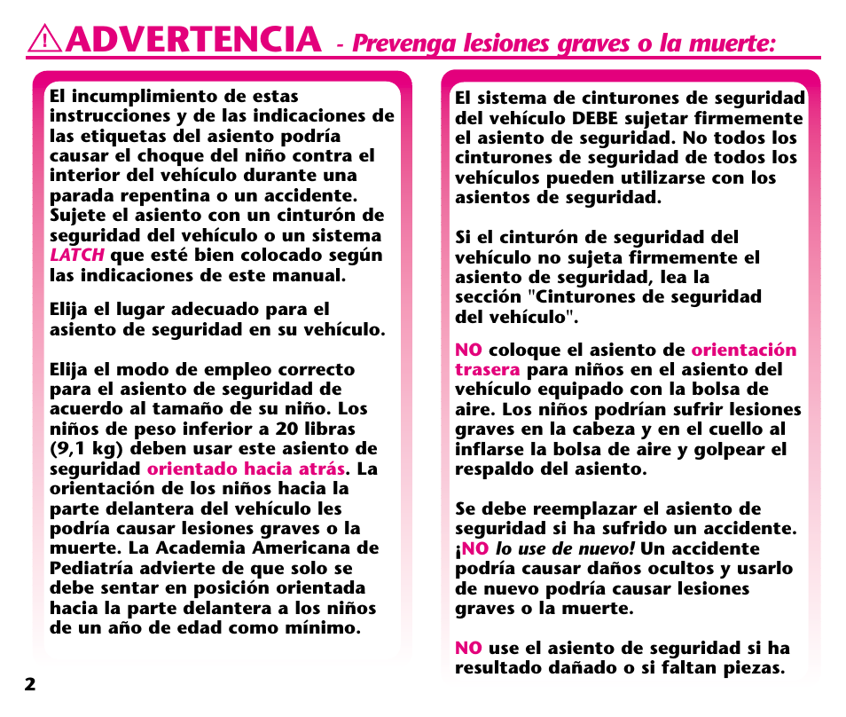 Advertencia, Prevenga lesiones graves o la muerte | Graco ISPC001BA User Manual | Page 44 / 80
