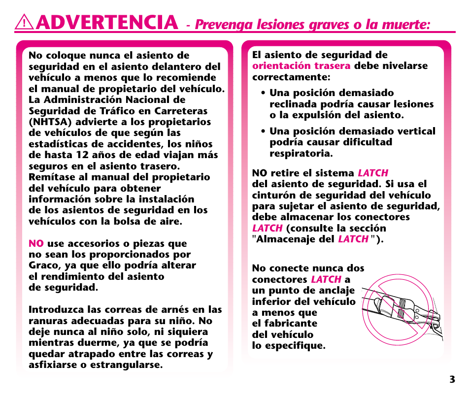 Advertencia, Prevenga lesiones graves o la muerte | Graco ISPC001BA User Manual | Page 45 / 80