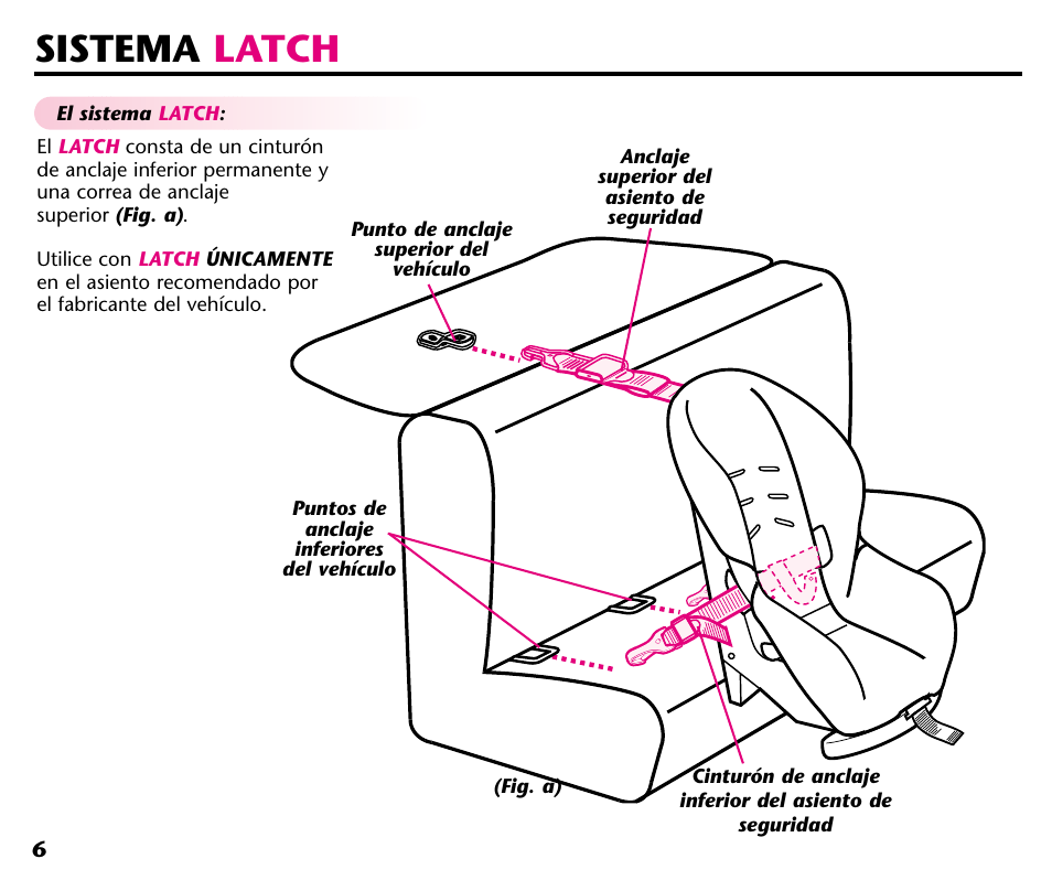 Sistema latch | Graco ISPC001BA User Manual | Page 48 / 80