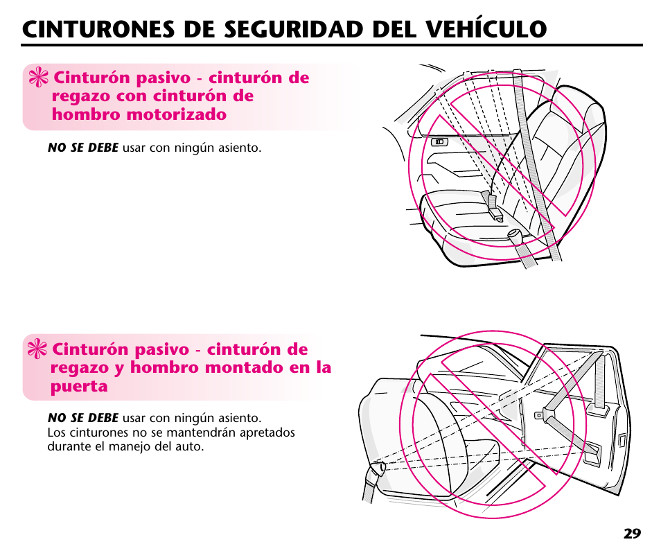 Cinturones de seguridad del vehículo | Graco ISPC001BA User Manual | Page 71 / 80