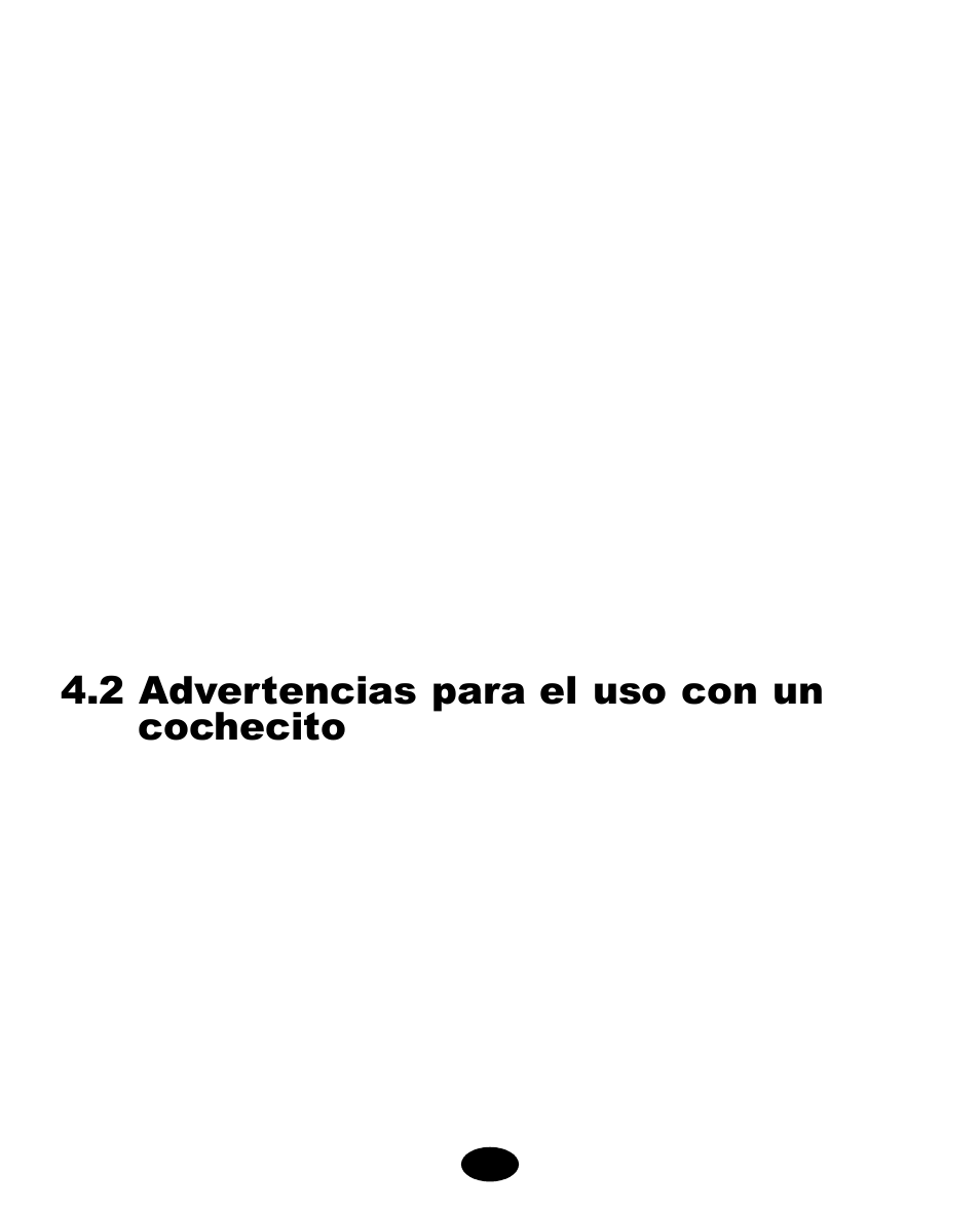 2 advertencias para el uso con un cochecito | Graco ISPC089BA User Manual | Page 62 / 90