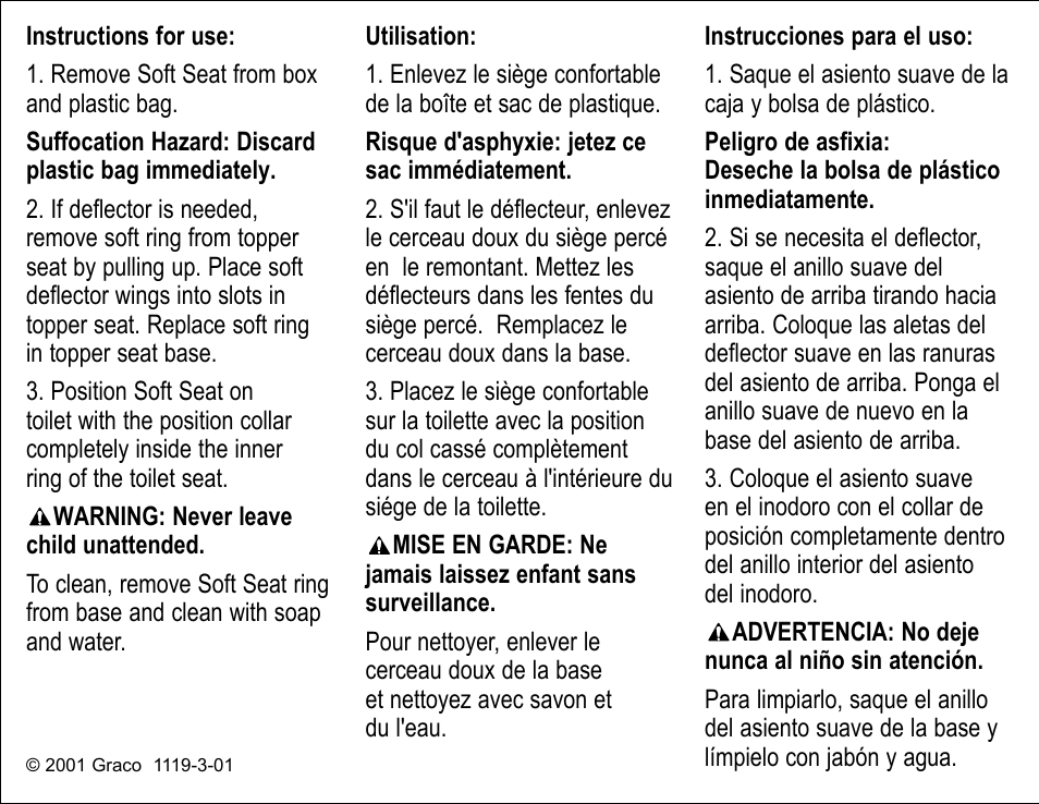 Graco 812 User Manual | Page 4 / 4