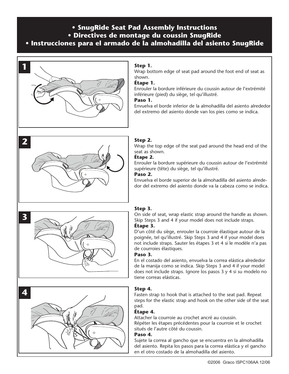 Graco Infant Restraint/Carrier User Manual | Page 75 / 75