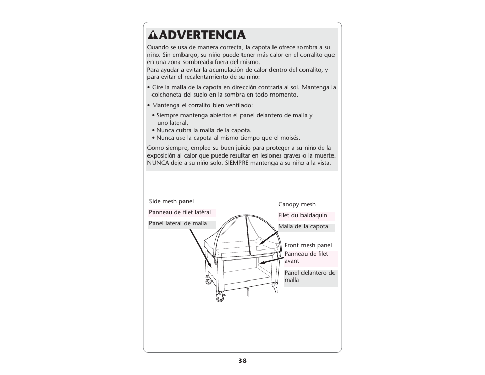 Advertencia | Graco ISPP064AC User Manual | Page 38 / 44