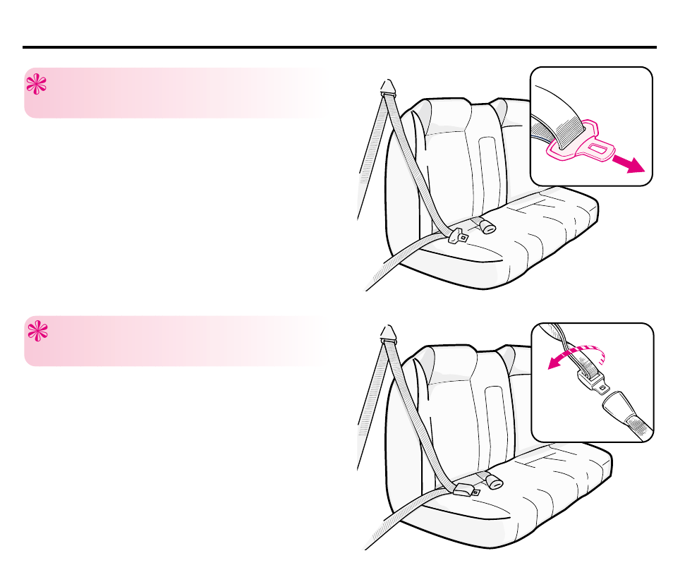 Vehicle seat belts | Graco ISPC008BA 08/02 User Manual | Page 32 / 80
