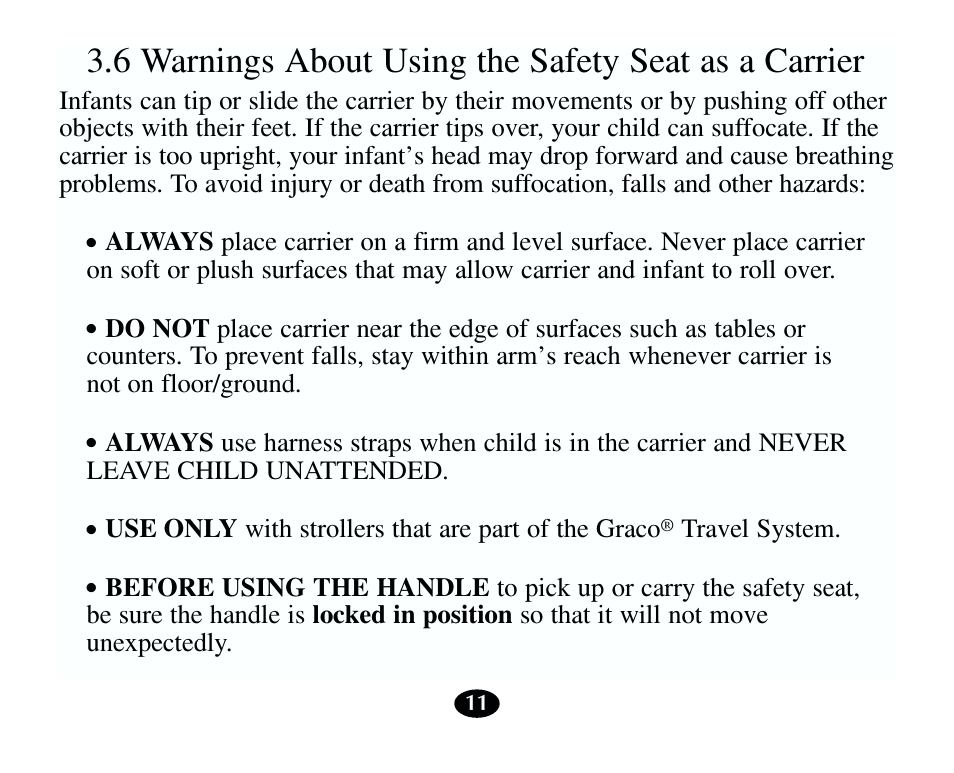 Graco 13785-7-00 User Manual | Page 15 / 66