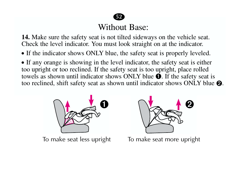 Without base | Graco 13785-7-00 User Manual | Page 56 / 66