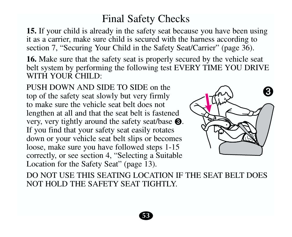 Final safety checks | Graco 13785-7-00 User Manual | Page 57 / 66