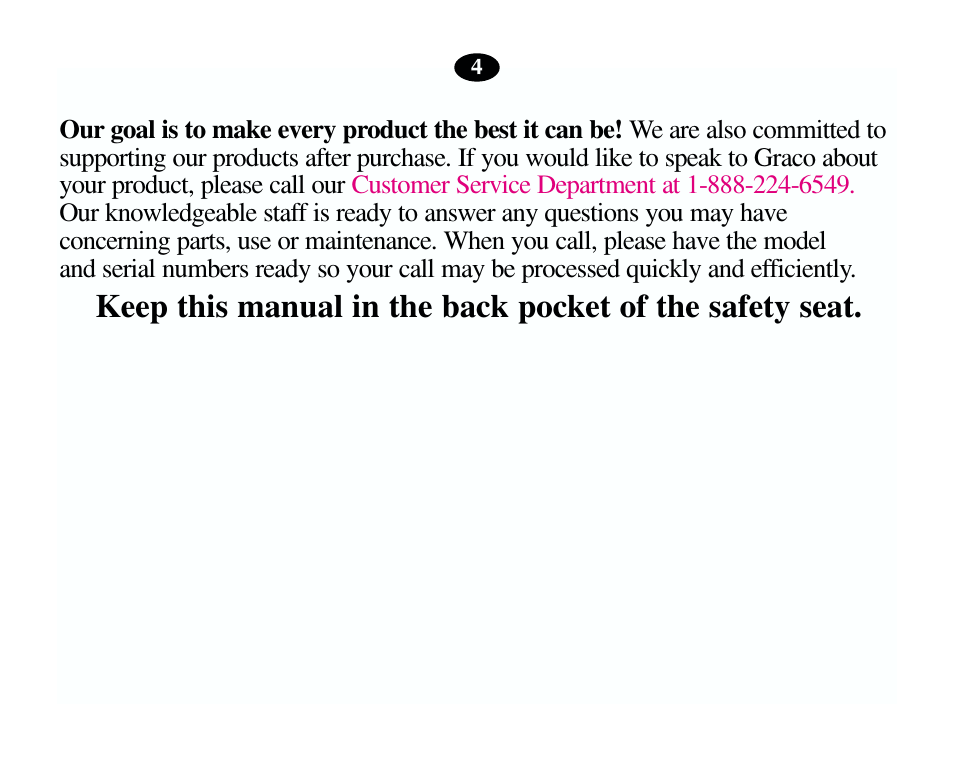 Graco 13785-7-00 User Manual | Page 8 / 66