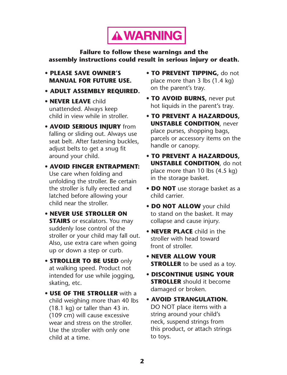 Graco 1757978 User Manual | Page 2 / 112