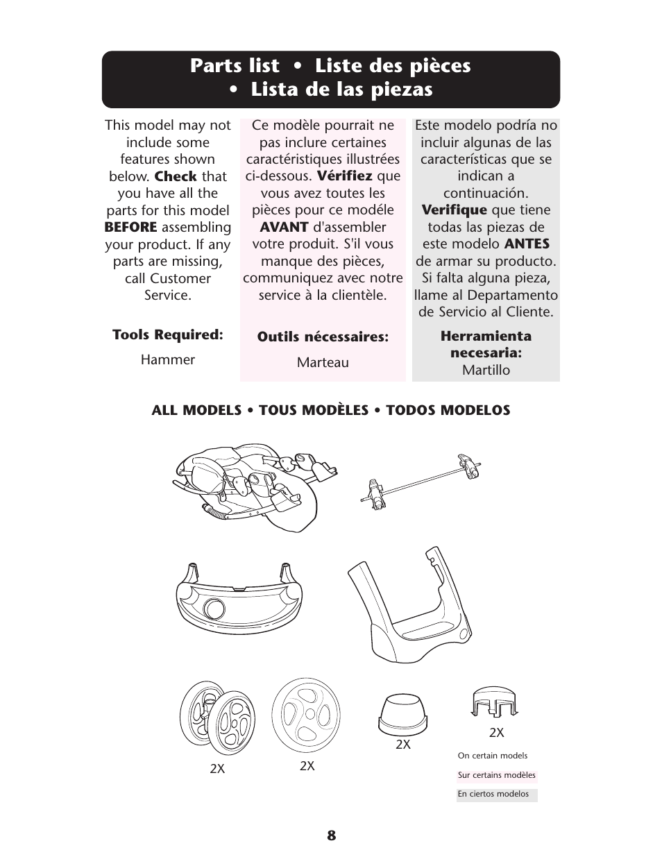 Graco 1757978 User Manual | Page 8 / 112
