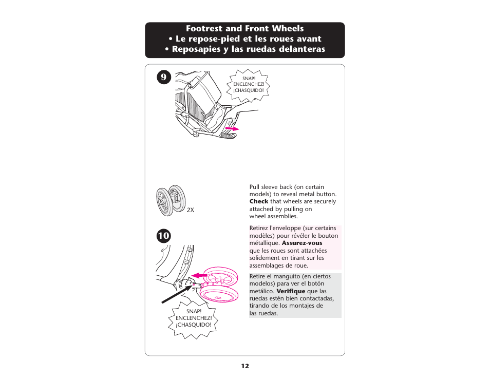 Graco PD108602A User Manual | Page 12 / 132