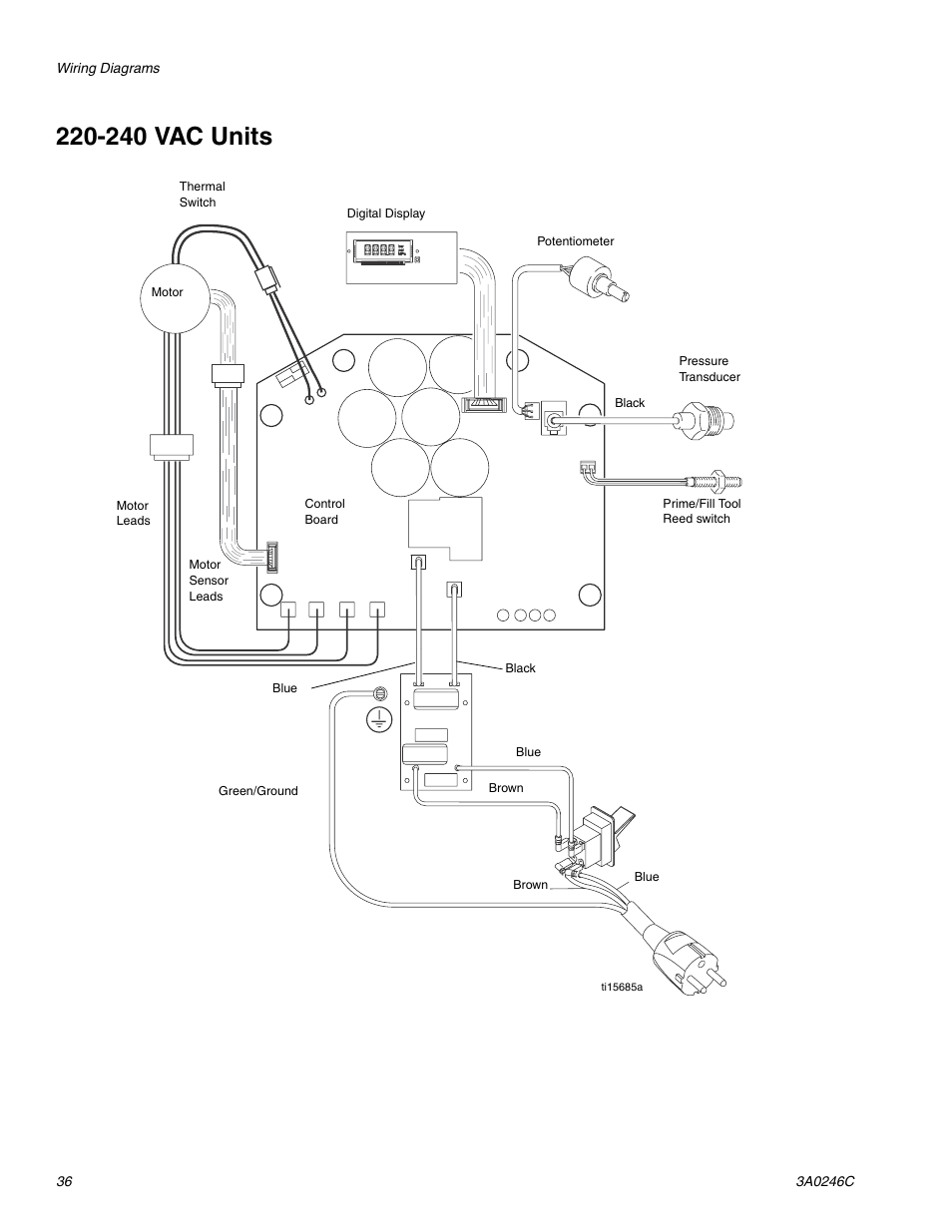 240 vac units | Graco 258906 User Manual | Page 36 / 40