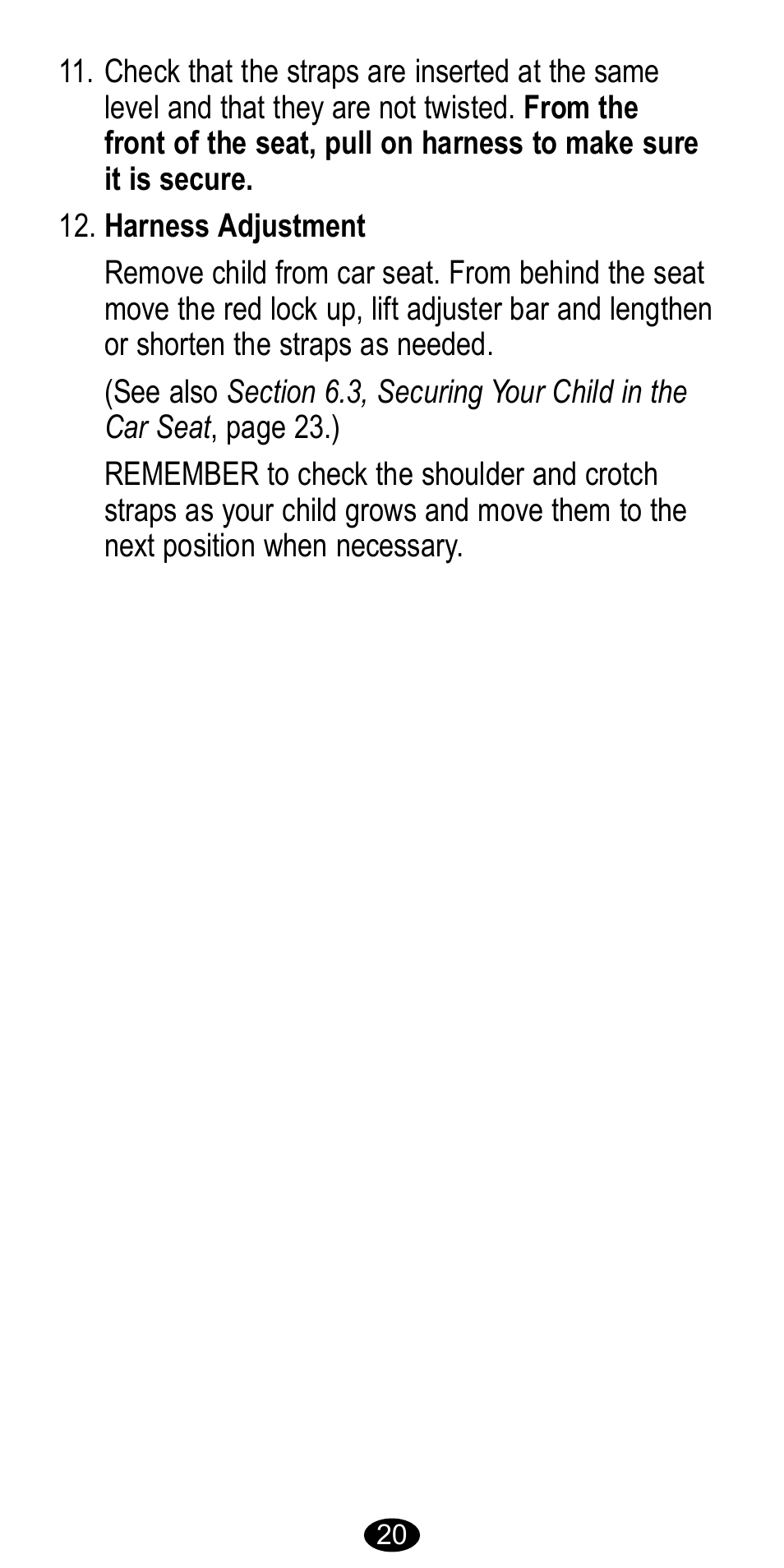 Graco 8483 User Manual | Page 20 / 68