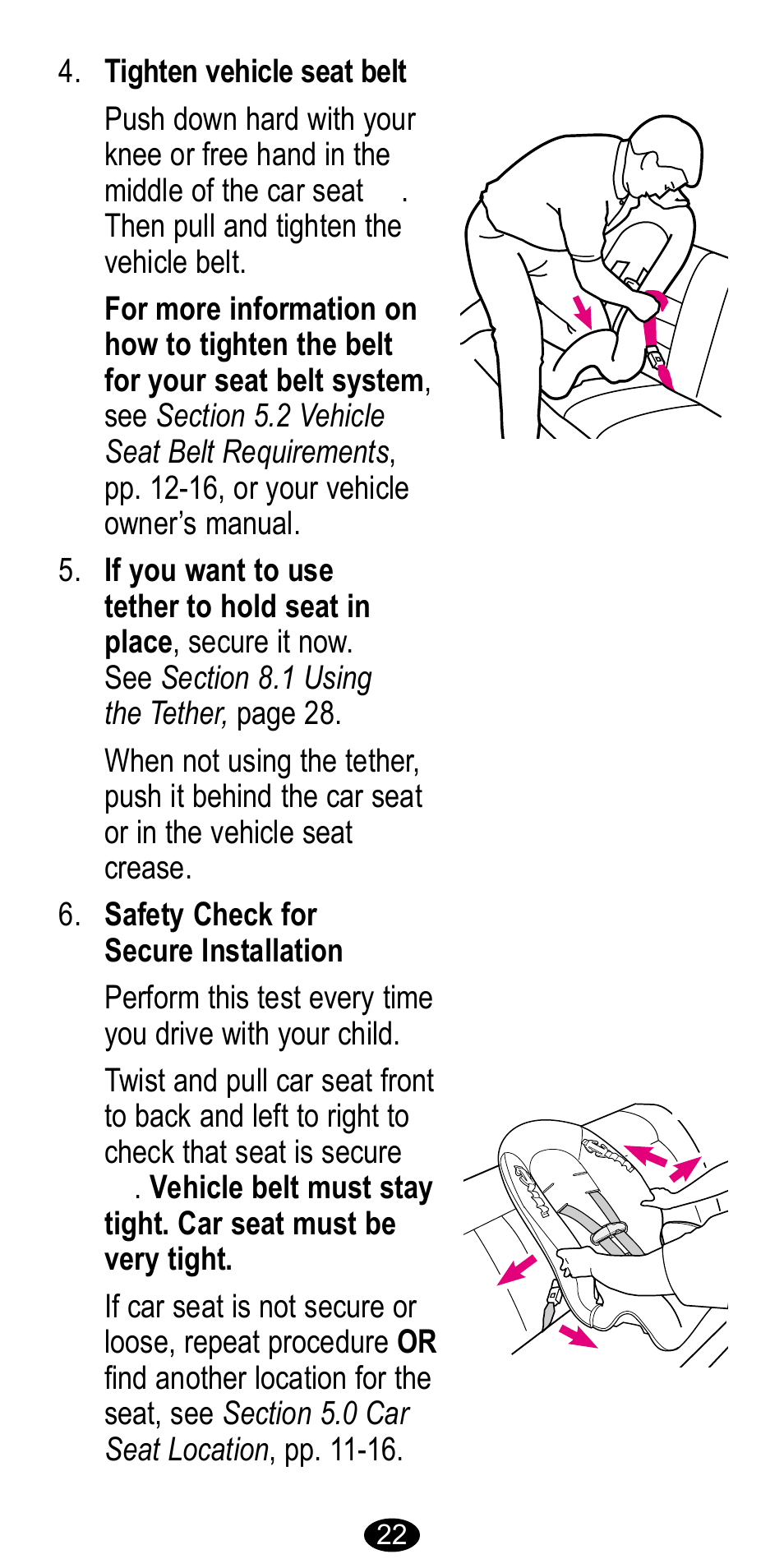 Graco 8483 User Manual | Page 22 / 68
